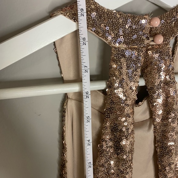 Speechless Gold Sequins Mini Dress - Picture 8 of 10